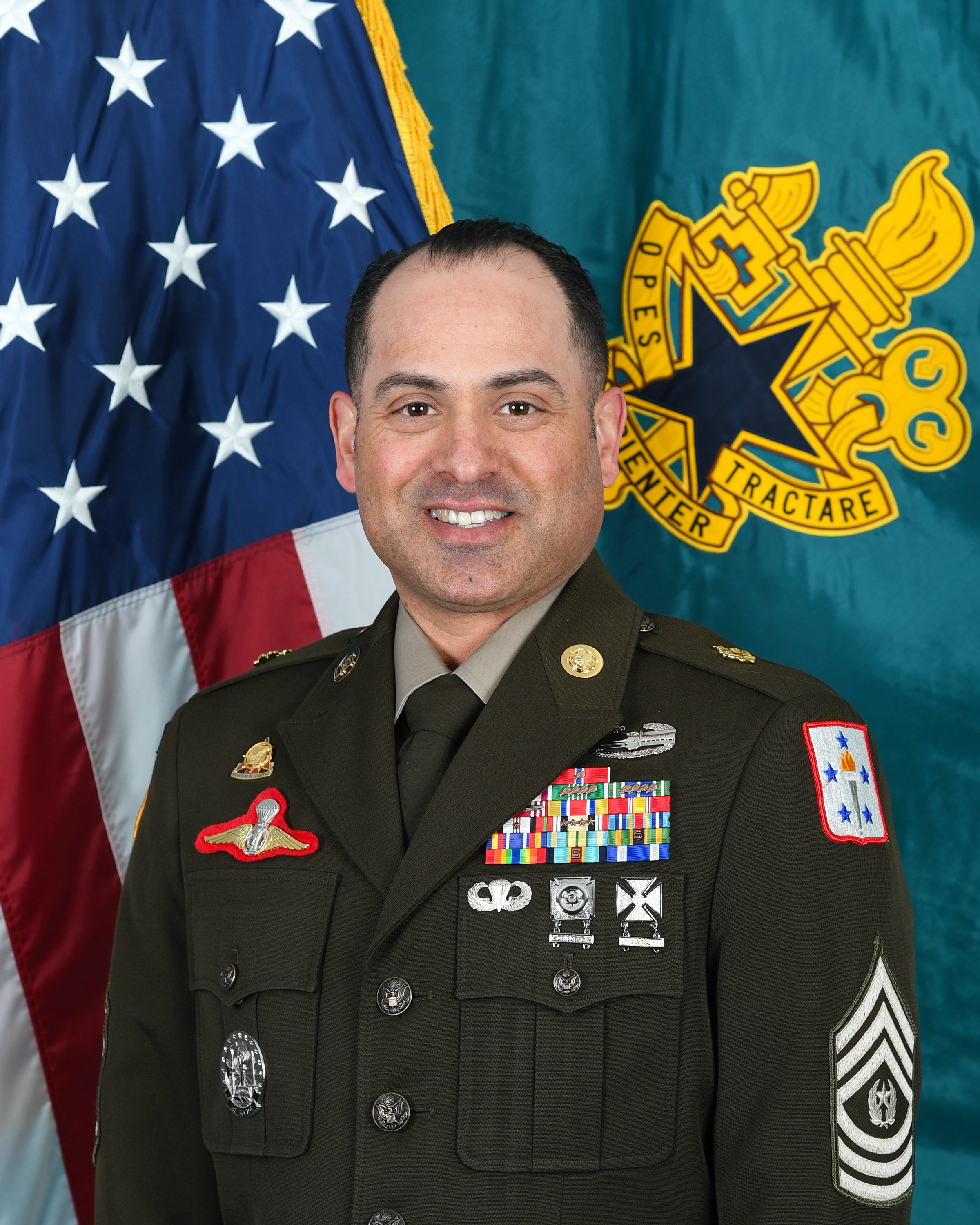 CSM Oscar Llamas - Commandant, Logistics Noncommissioned Officer Academy